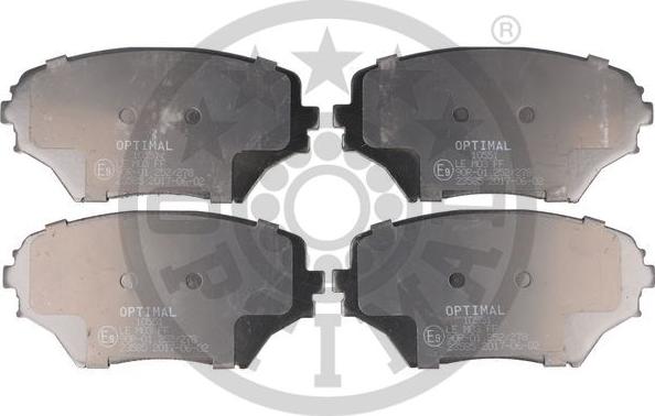 Optimal BP-10551 - Тормозные колодки, дисковые, комплект autosila-amz.com