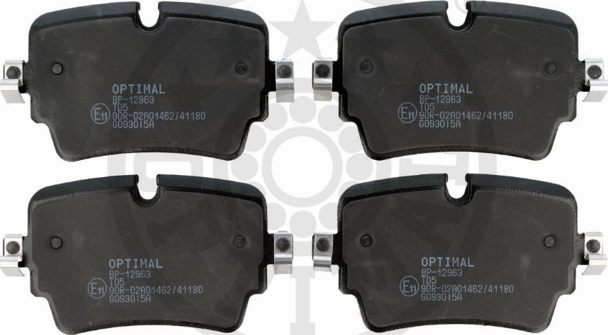 Optimal BP-12963 - Тормозные колодки, дисковые, комплект autosila-amz.com