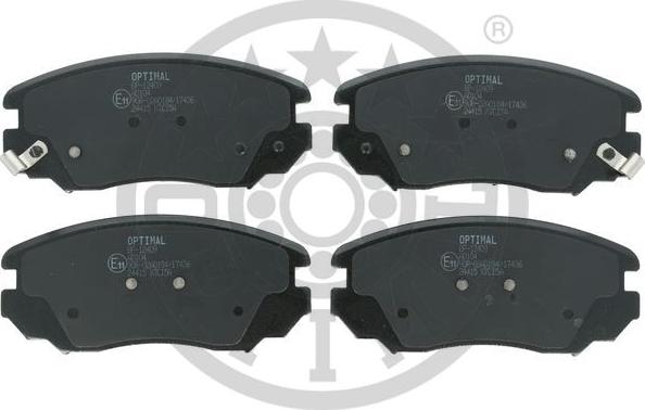 Optimal BP-12409 - Тормозные колодки, дисковые, комплект autosila-amz.com