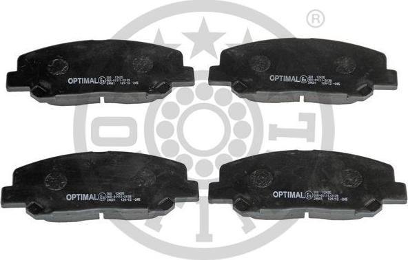 Optimal BP-12425 - Тормозные колодки, дисковые, комплект autosila-amz.com