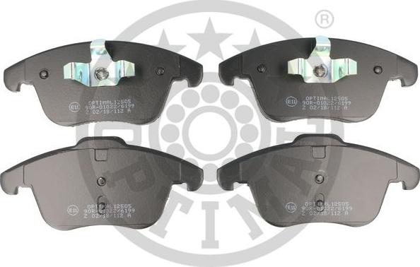 Optimal BP-12505 - Тормозные колодки, дисковые, комплект autosila-amz.com