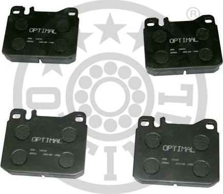 Optimal BP-12031 - Тормозные колодки, дисковые, комплект autosila-amz.com