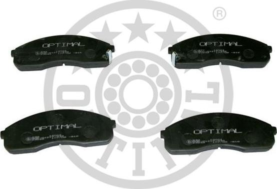 Optimal BP-12024 - Тормозные колодки, дисковые, комплект autosila-amz.com