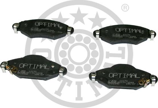 Optimal BP-12170 - Тормозные колодки, дисковые, комплект autosila-amz.com