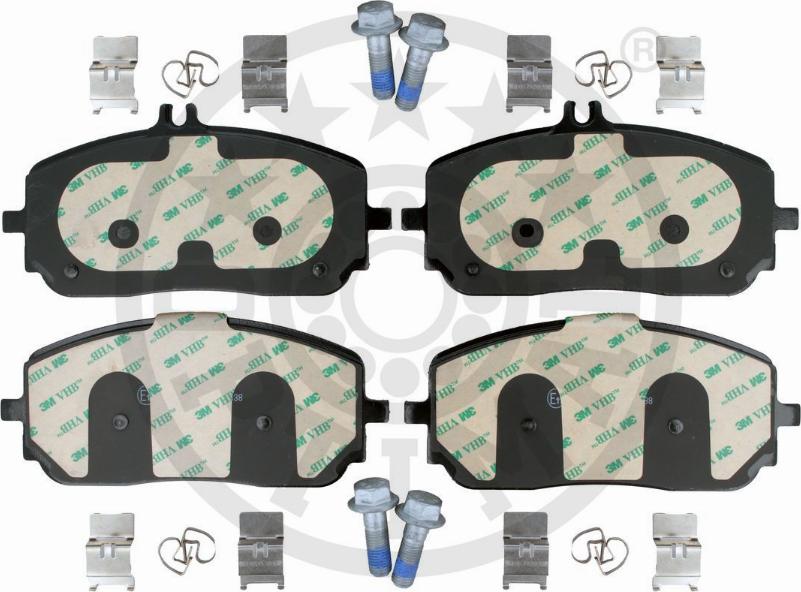 Optimal BP-12897 - Тормозные колодки, дисковые, комплект autosila-amz.com