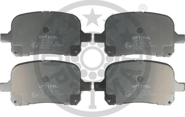 Optimal BP-12213 - Тормозные колодки, дисковые, комплект autosila-amz.com