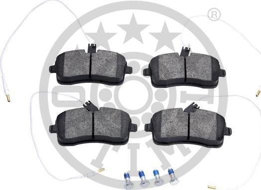 Optimal BP-12223 - Колодки тормозные дисковые, комплект PEUGEOT: 407 (6D_), 407 SW (6E_) autosila-amz.com