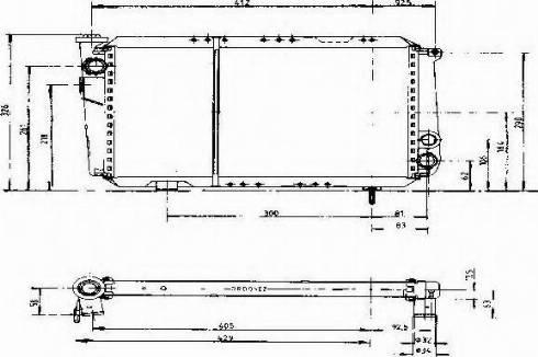 Ordonez 1020432801 - Радиатор, охлаждение двигателя autosila-amz.com