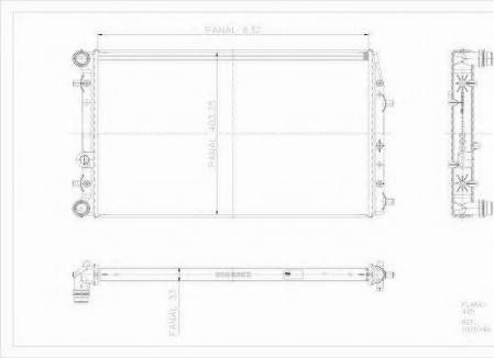 Ordonez 1020746808 - Радиатор, охлаждение двигателя autosila-amz.com