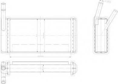 Ordonez 2066922 - Теплообменник, отопление салона autosila-amz.com