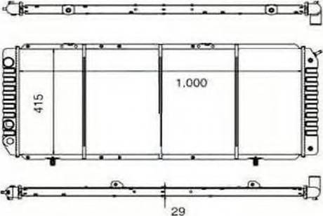 Ordonez 2060262 - Радиатор, охлаждение двигателя autosila-amz.com