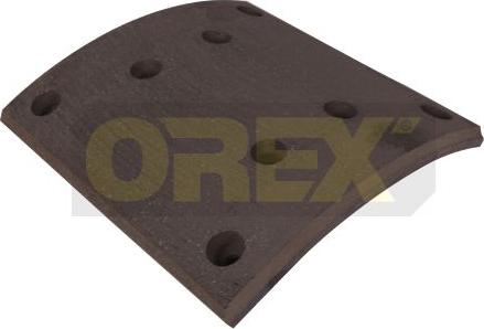 Orex 142010 - Комплект тормозных башмаков, барабанные тормоза autosila-amz.com
