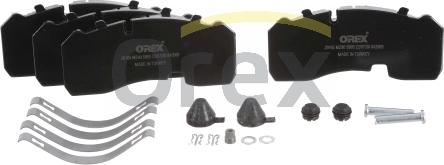 Orex 842069 - Тормозные колодки, дисковые, комплект autosila-amz.com