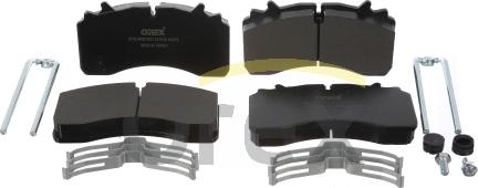 Orex 842076 - Тормозные колодки, дисковые, комплект autosila-amz.com