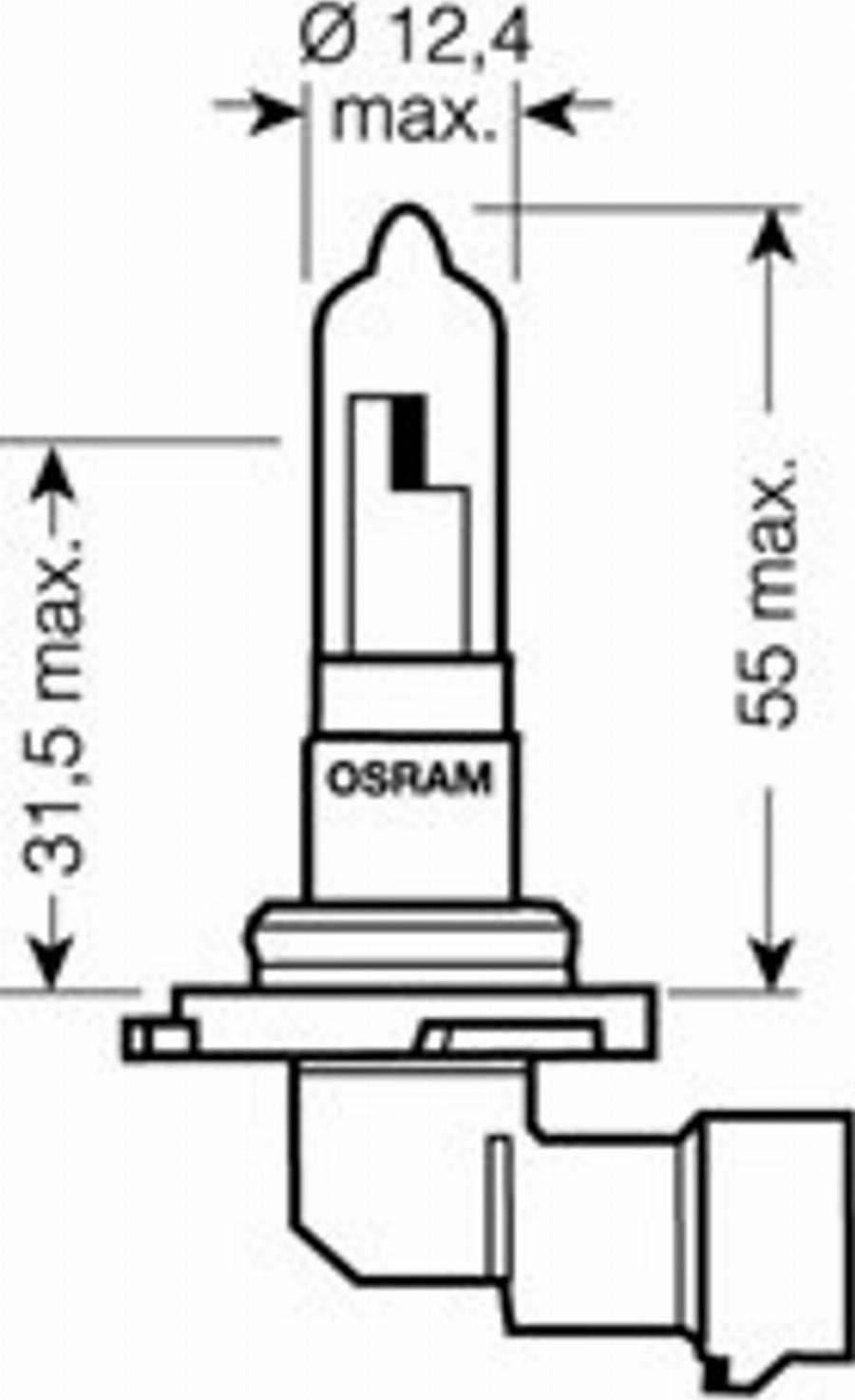 Osram 9005CBI - Лампа накаливания, противотуманная фара autosila-amz.com