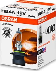 Osram 9006XS - Лампа накаливания, фара дальнего света autosila-amz.com