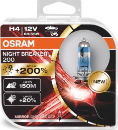 Osram 64193NB200-HCB - 64193NB200-HCB Лампа OSRAM H4 60/55W P43t-38 +200% NIGHTBREAKER 200 (Eurobox 2шт) к-т autosila-amz.com