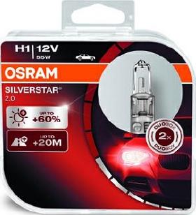 Osram 64150SV2-HCB - Лампы автомобильные OSRAM H1 12V 55W P14.5s 2 шт. OS64150SV2DUOBOX/SV2 autosila-amz.com