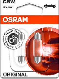 Osram 6418-02B - Лампа накаливания, фонарь освещения номерного знака autosila-amz.com