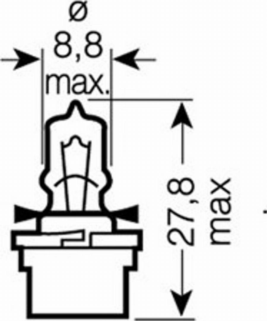 Osram 64124 MF - Лампа накаливания, освещение щитка приборов autosila-amz.com