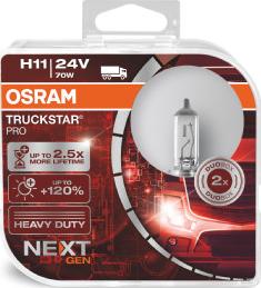 Osram 64216TSP-HCB - Комплект ламп накаливания H11 70W 24V PGJ19-2 TRUCKSTAR PRO autosila-amz.com
