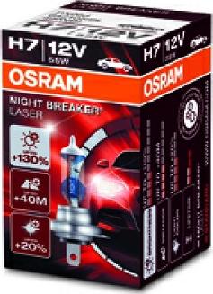 Osram 64210NBL - Лампа галоген H7 12V 55W +130% (PX26d) Night Breaker Laser autosila-amz.com