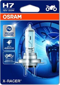 Osram 64210XR-01B - Лампа 12V H7 55W PX26d блистер (1шт.) X-Racer OSRAM autosila-amz.com
