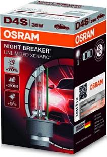 Osram 66440XNB - Снят, замена 66440XNL Лампа D4S 42V 35W P32d-5 XENARC NIGHT BREAKER UNLIMITED +70% больше света 1 шт autosila-amz.com
