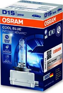 Osram 66140CBI - лампа XENARC COOL BLUE INTENSE! 1шт. (D1S) 85V 35W PK32d-2 цвет. темп. 6000К\ autosila-amz.com