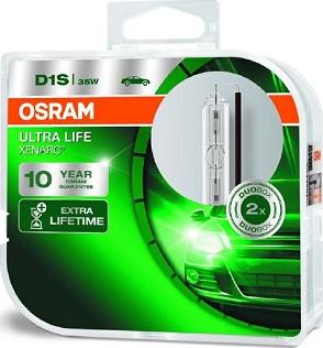 Osram 66140ULT-HCB - Лампа ксеноновая D1S 35W PK32d-2 4300K 85V 3200лм бокс (2шт.) Ultra Life OSRAM autosila-amz.com