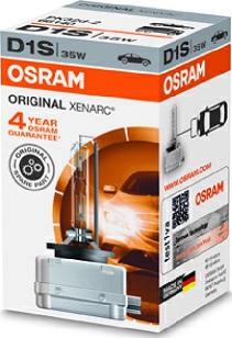 Osram 66140 - D1S (35W) 12V лампа XENARC ксенон, D1S, без пра 1шт. картонная короб autosila-amz.com