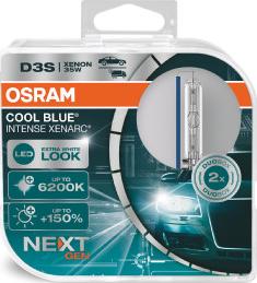 Osram 66340CBN-HCB - Light bulb (Set 2pcs) D3S 42V 35W PK32D-5 Cool Blue Intense NextGen 6200K autosila-amz.com