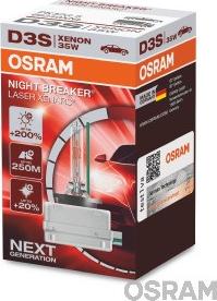 Osram 66340XNL - Автолампа ксенон OSRAM 66340XNL D3S 42V 35W PK32d-5 Xenarc Night Breaker Laser NEXT generation 4400К autosila-amz.com