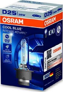 Osram 66240CBI - Лампа газоразрядная D2S 35W, P32D-2. Цветовая температура 4200К, световой поток 3200 лм. Очень яркая autosila-amz.com