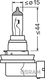 Osram 64212NL - H8 12-35W PGJ19-1 + 150% NIGHT BREAKER LASER OSRAM (Оригинал, Германия) autosila-amz.com