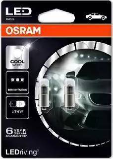 Osram 3850CW-02B - Лампа LED 3850CW-02B 1W 12V BA9S 5XBLI2DK autosila-amz.com