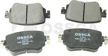 OSSCA 57823 - Тормозные колодки, дисковые, комплект autosila-amz.com