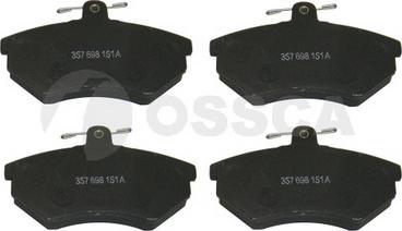OSSCA 00549 - Тормозные колодки, дисковые, комплект autosila-amz.com