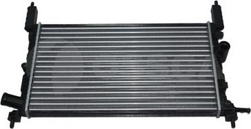 OSSCA 03283 - Радиатор, охлаждение двигателя autosila-amz.com