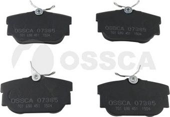 OSSCA 07385 - Тормозные колодки, дисковые, комплект autosila-amz.com