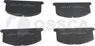 OSSCA 14940 - Тормозные колодки, дисковые, комплект autosila-amz.com