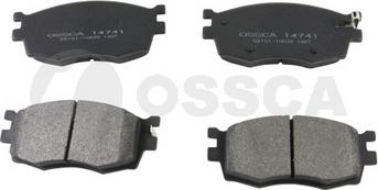OSSCA 14741 - Тормозные колодки, дисковые, комплект autosila-amz.com