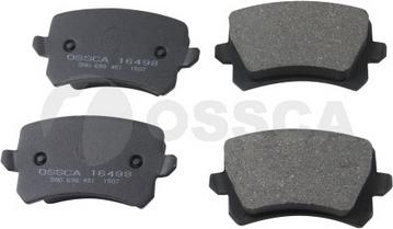 OSSCA 16498 - Тормозные колодки, дисковые, комплект autosila-amz.com
