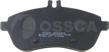 OSSCA 16757 - Тормозные колодки, дисковые, комплект autosila-amz.com
