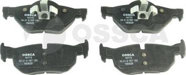 OSSCA 16773 - Тормозные колодки, дисковые, комплект autosila-amz.com