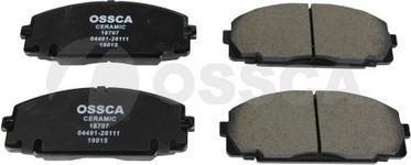 OSSCA 18707 - Тормозные колодки, дисковые, комплект autosila-amz.com
