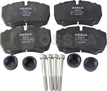 OSSCA 29001 - Тормозные колодки, дисковые, комплект autosila-amz.com