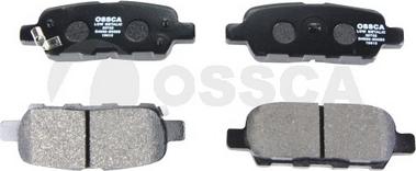 OSSCA 20752 - Колодки тормозные дисковые задние с звуковым предупреждением износа / INFINITI EX 25,35/37,FX 35/45, autosila-amz.com