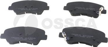 OSSCA 22309 - Тормозные колодки, дисковые, комплект autosila-amz.com