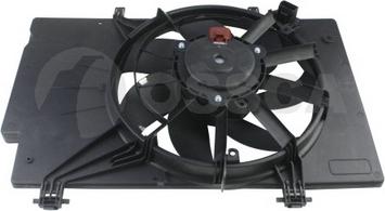 OSSCA 27745 - Вентилятор радиатора в сборе / FORD B-Max,Fiesta,EcoSport 08~ autosila-amz.com